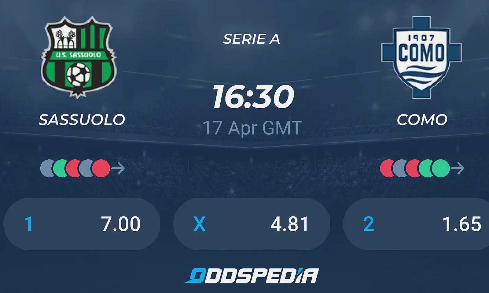como - sassuolo