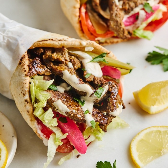 Shawarma chuck kızartma sarma